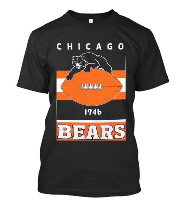 Chicago Bears 1946 Football Vintage Team History T-Shirt