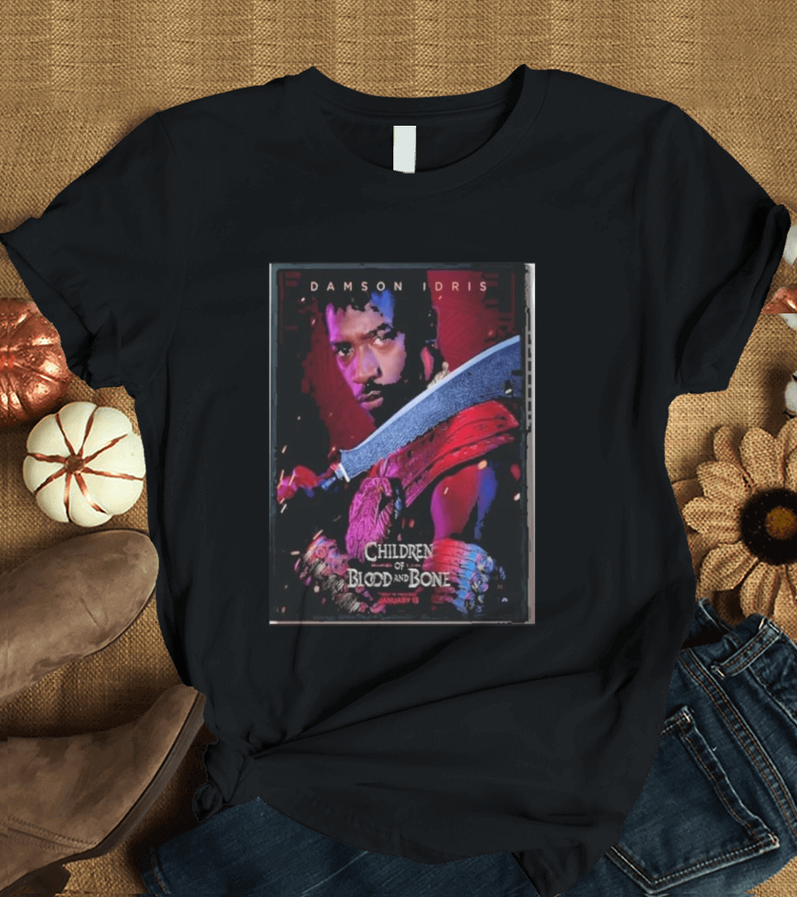 DAMSON IDRIS Children Of Blood And Bone January 15 T-Shirt