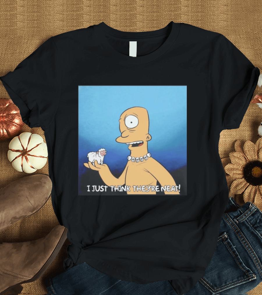 Odyssey The Cyclops I Just Think They're Neat Funny Cartoon T-Shirt