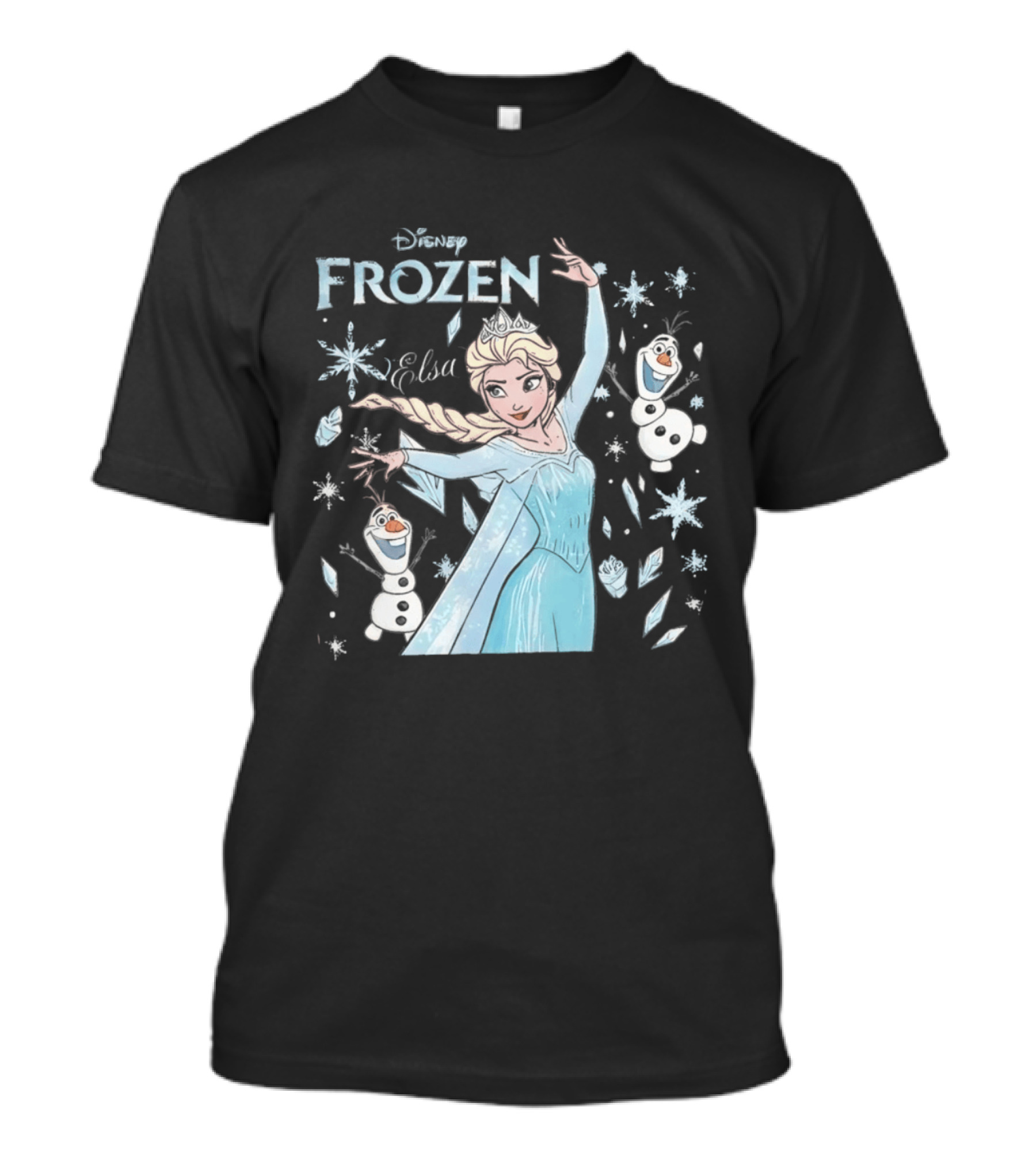 Disney Frozen Elsa Olaf Snow Queen T-Shirt