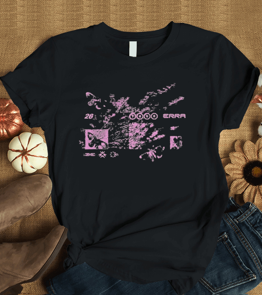 Erra 26 Tour Metalcore Progressive Metal Splatter Aesthetic T-Shirt