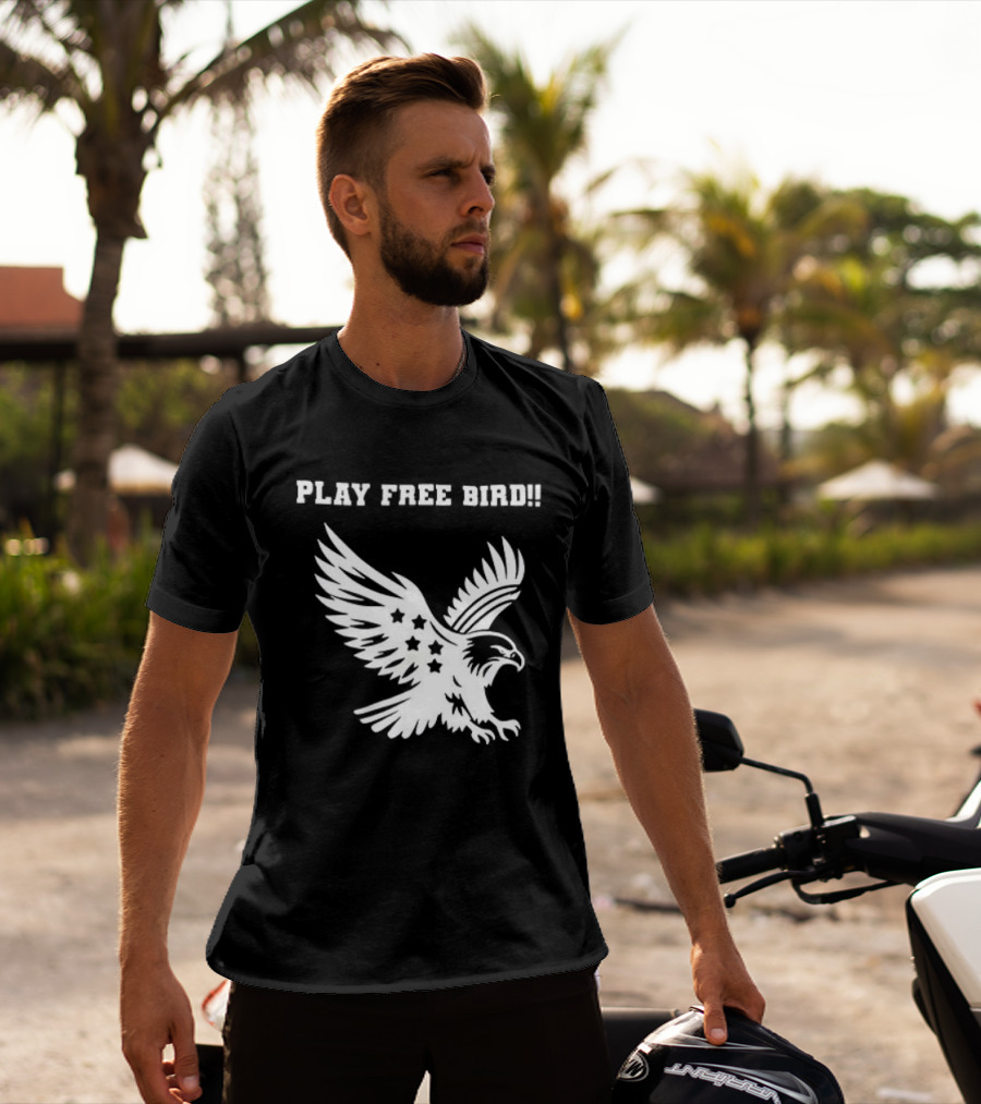 Play Free Bird Eagle Skynyrd Supremacist T-Shirt