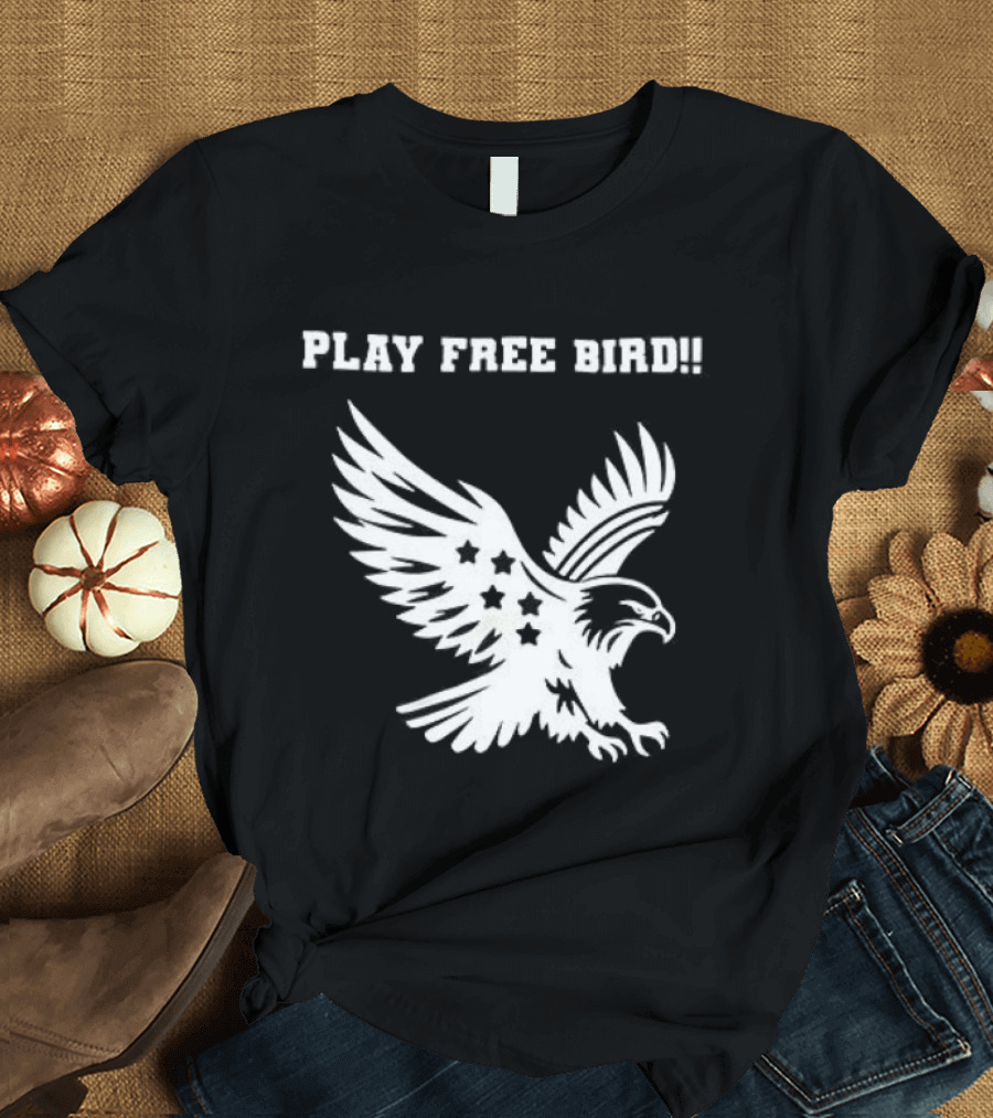 Play Free Bird Eagle Skynyrd Supremacist T-Shirt