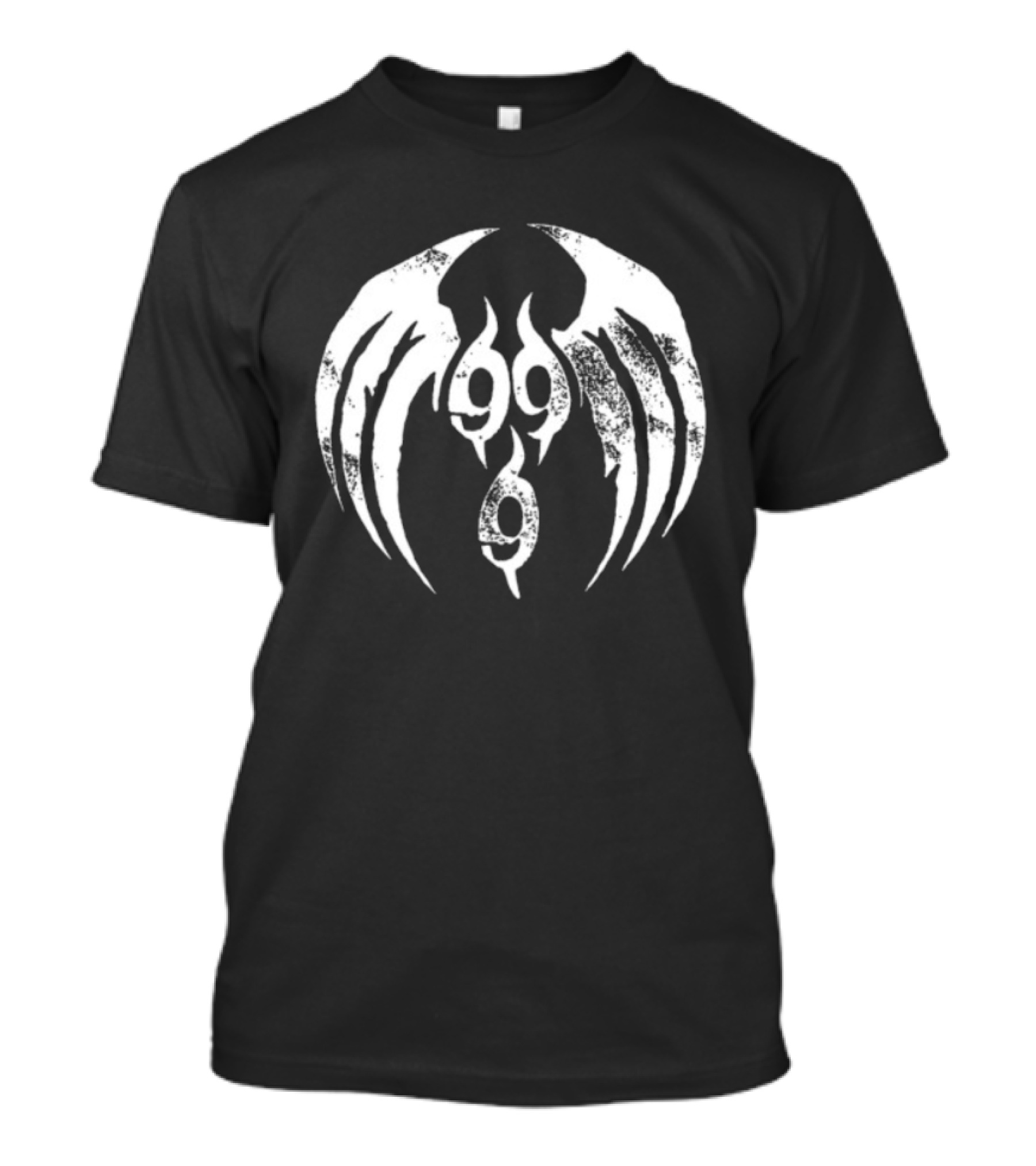 Ho99o9 Store Heaven Upside Down 999 Winged T-Shirt