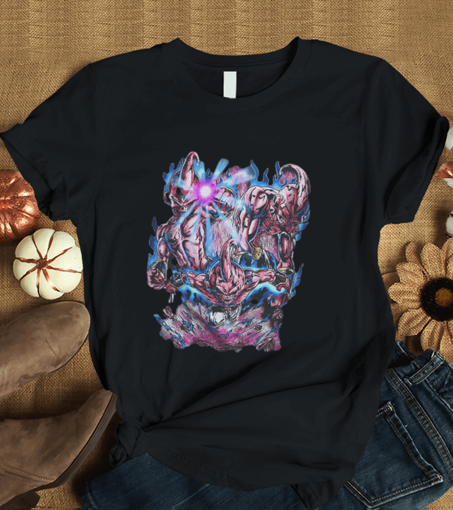Dragon Ball Z Kid Buu Multiple Forms Energy Attack T-Shirt