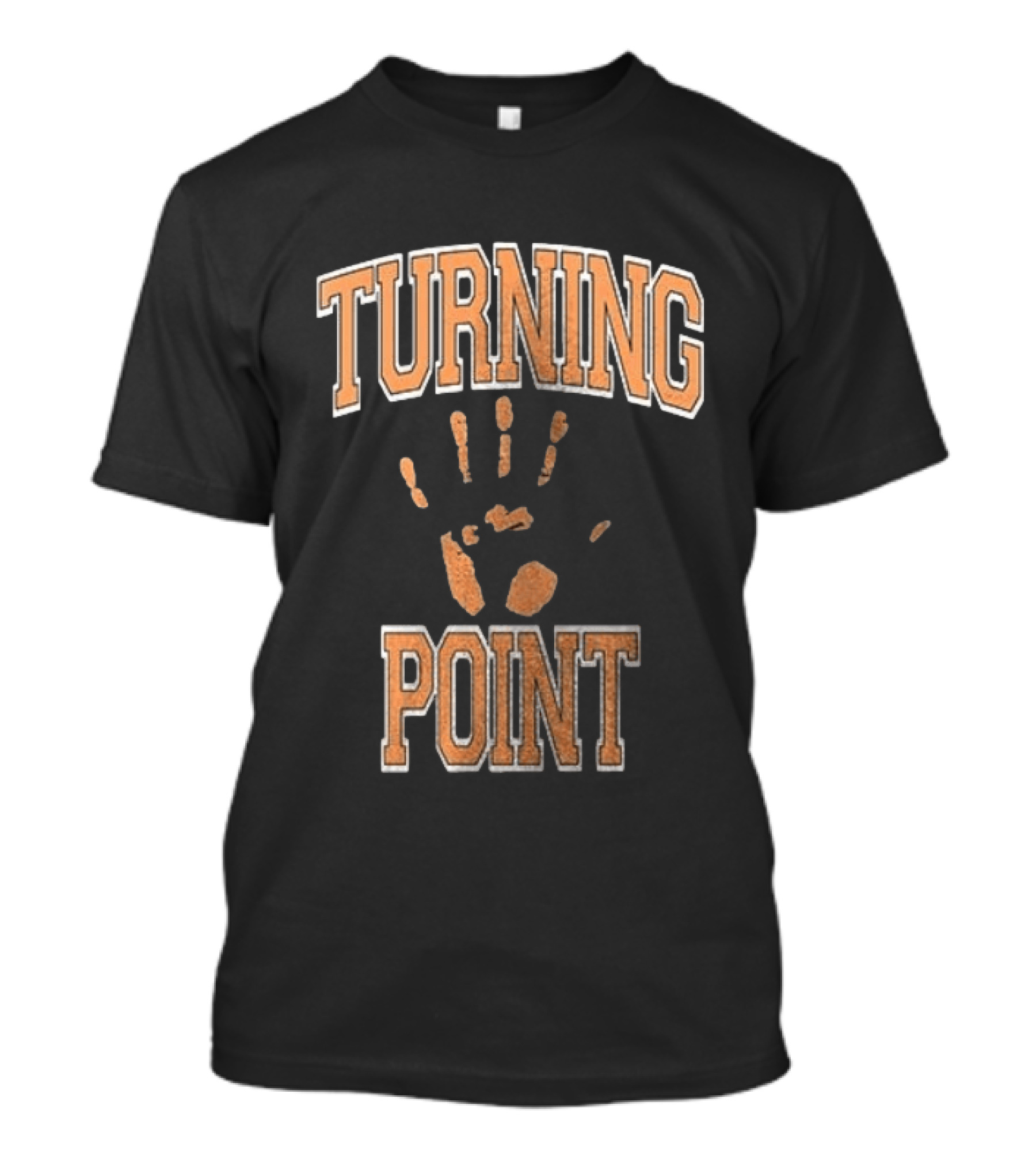 Turning Point Handprint Motivation Dawn Darkness T-Shirt