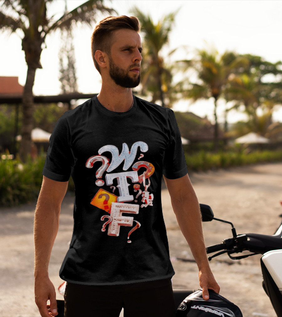 WTF Hatchetman ICP Insane Clown Posse Question Marks T-Shirt