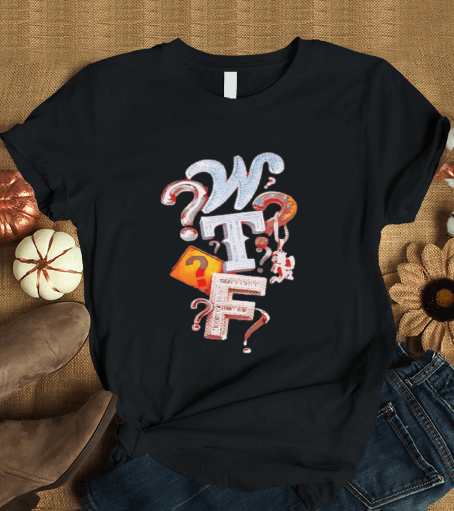 WTF Hatchetman ICP Insane Clown Posse Question Marks T-Shirt