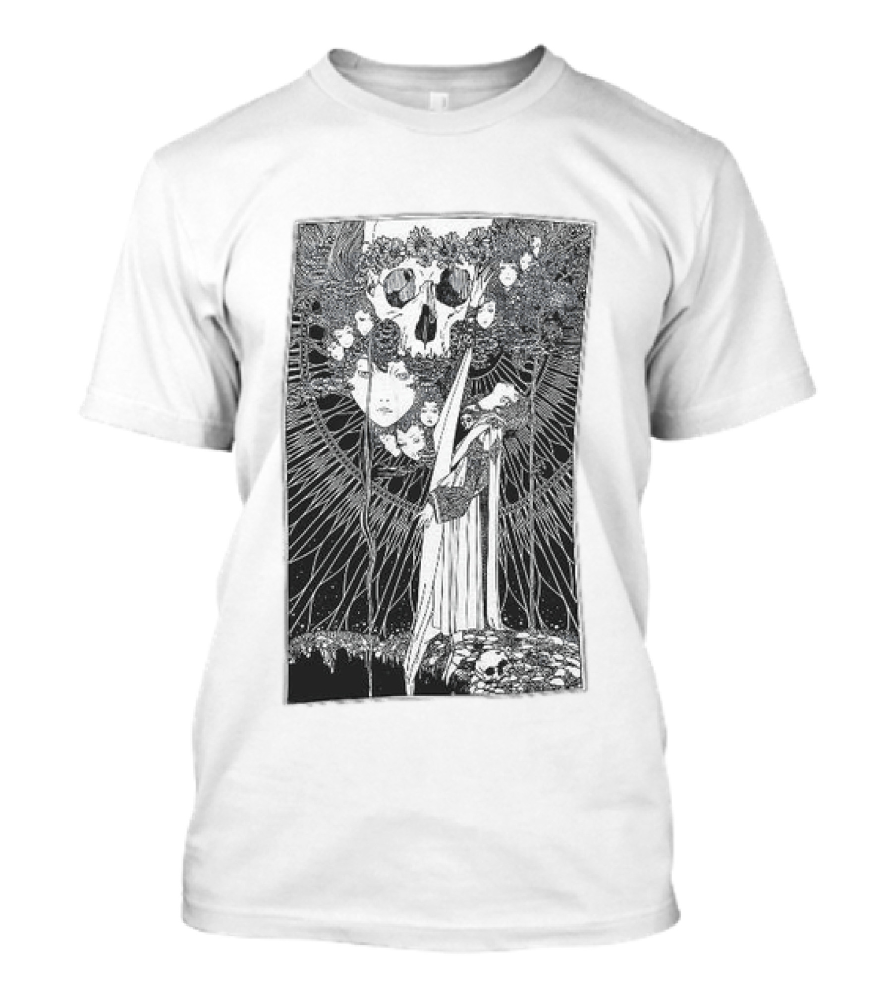 Alcest Kodama Album Art Black And White T-Shirt