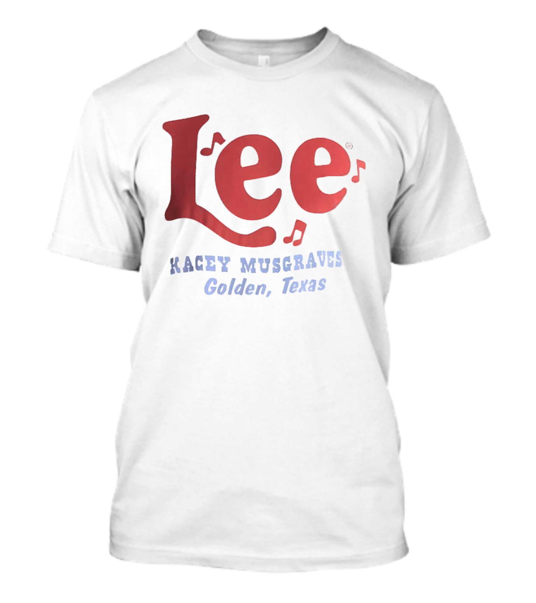 Lee Kacey Musgraves Golden Texas Music Notes T-Shirt