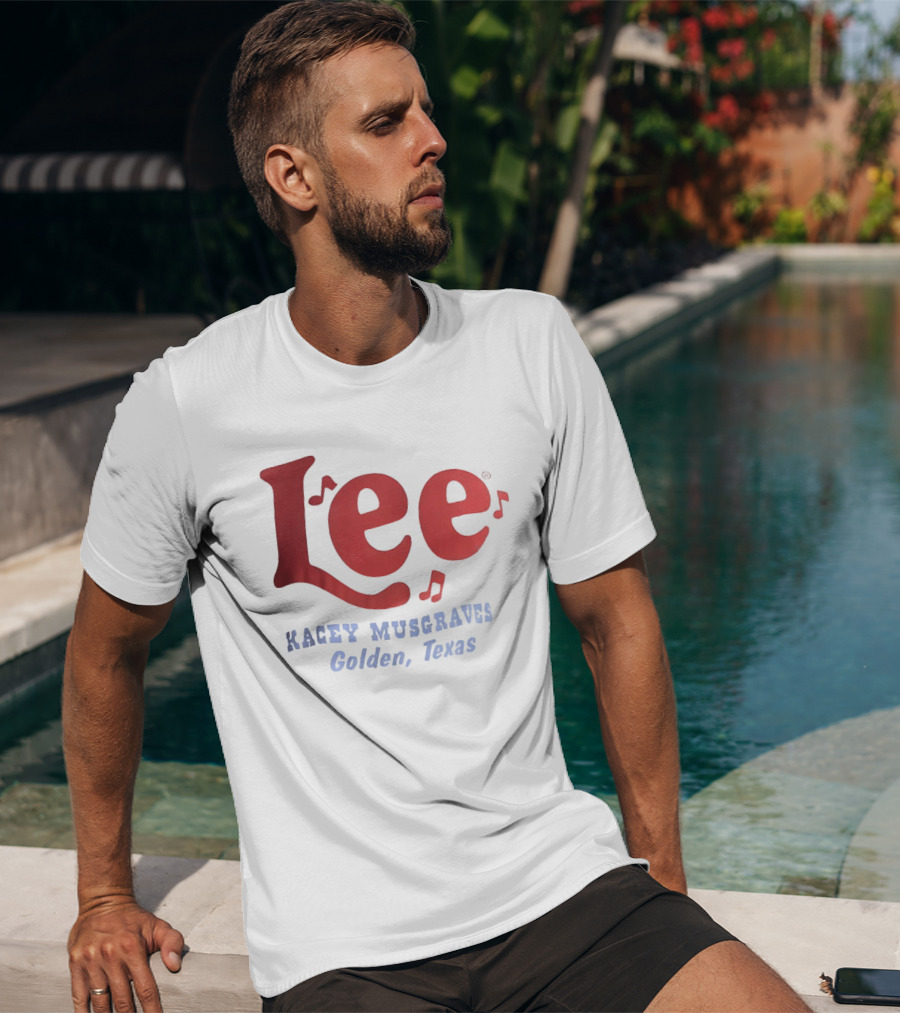 Lee Kacey Musgraves Golden Texas Music Notes T-Shirt