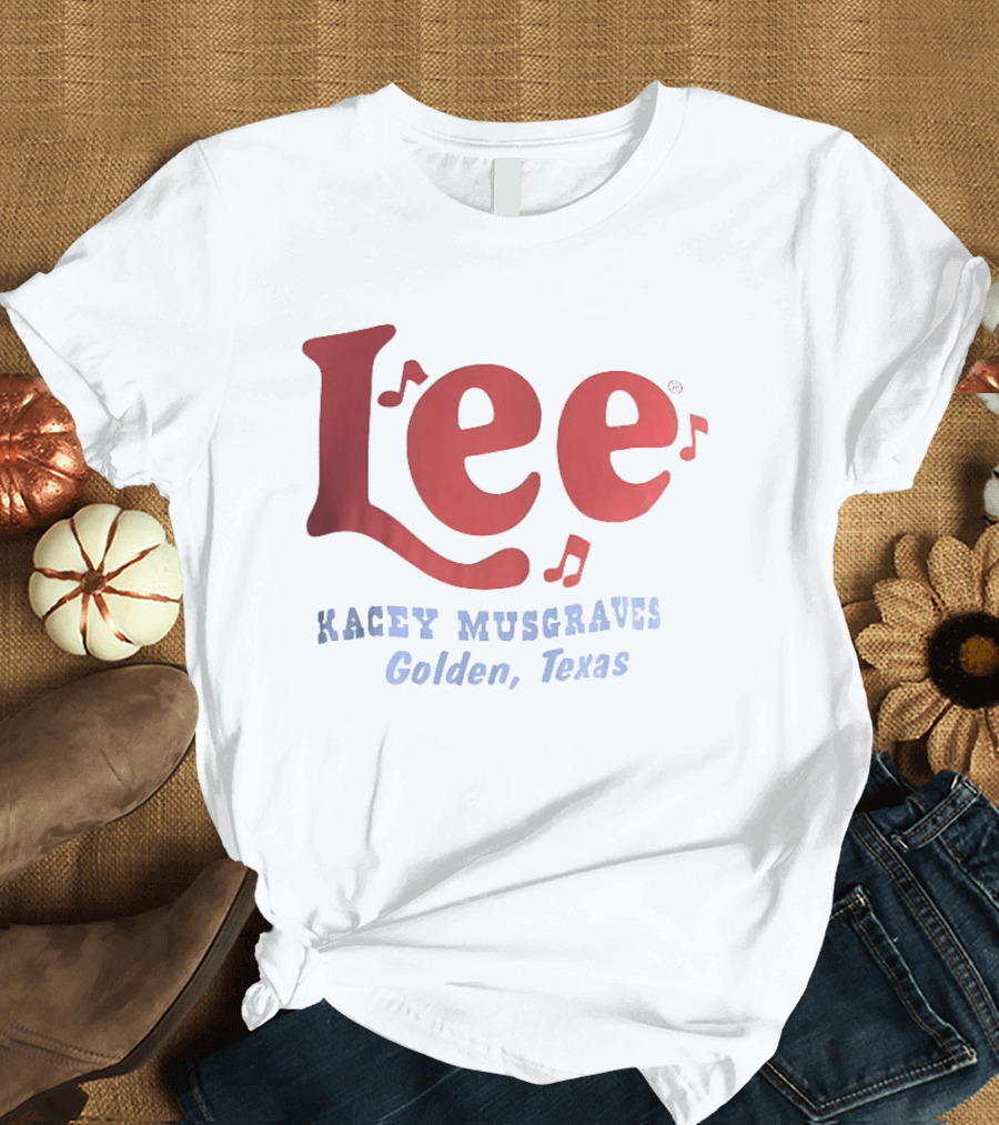 Lee Kacey Musgraves Golden Texas Music Notes T-Shirt