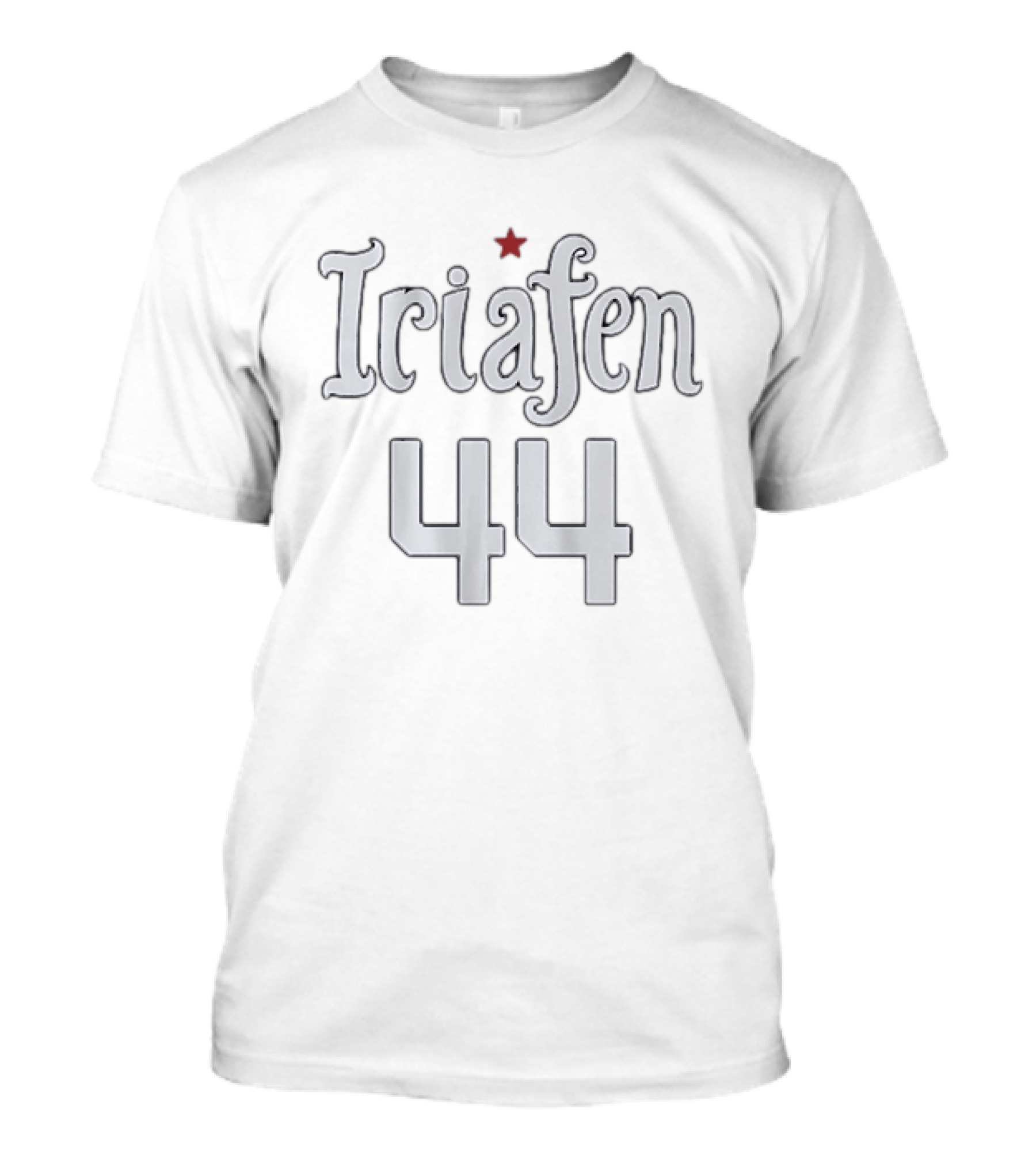 Iriafen 44 Washington Mystics WNBA Name Number T-Shirt