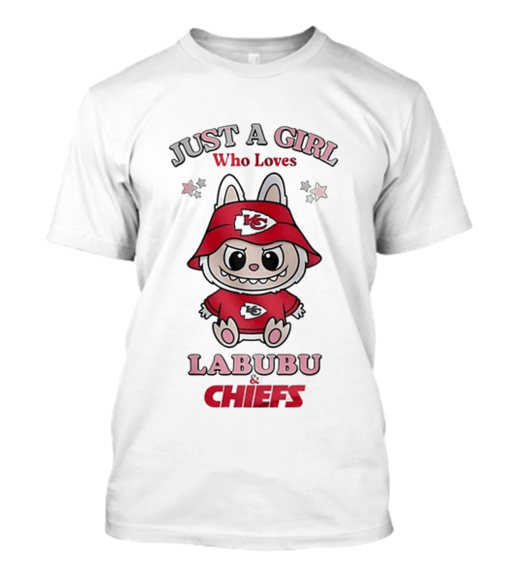 Just A Girl Who Loves Labubu And Chiefs T-Shirt