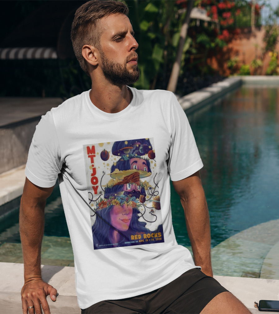MT Joy Live At Red Rocks Morrison CO August 13 14 2026 S Tour T-Shirt