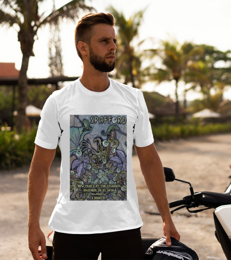 Spafford New Year’s At The Vivarium December 29 31 2026 Milwaukee WI 3 Nights T-Shirt