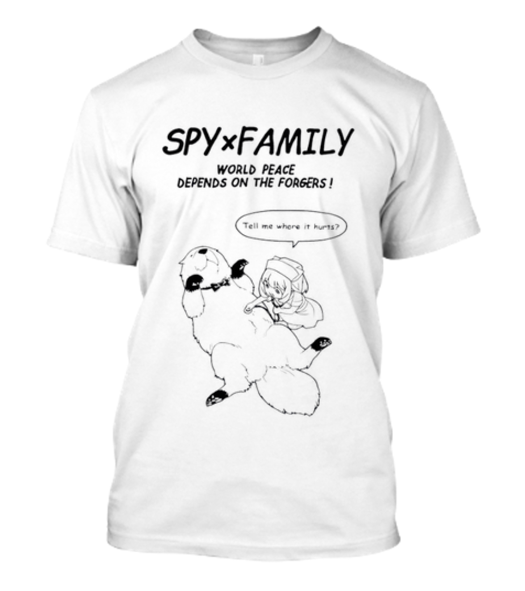 Spy X Family Anya And Bond World Peace Depends On The Forgers T-Shirt