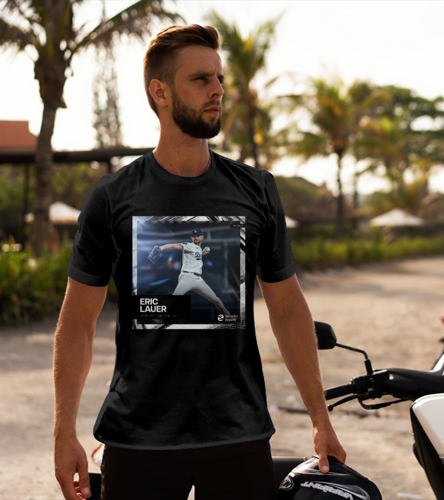 Eric Lauer Pitching Performance Dodgers Security Benefit T-Shirt