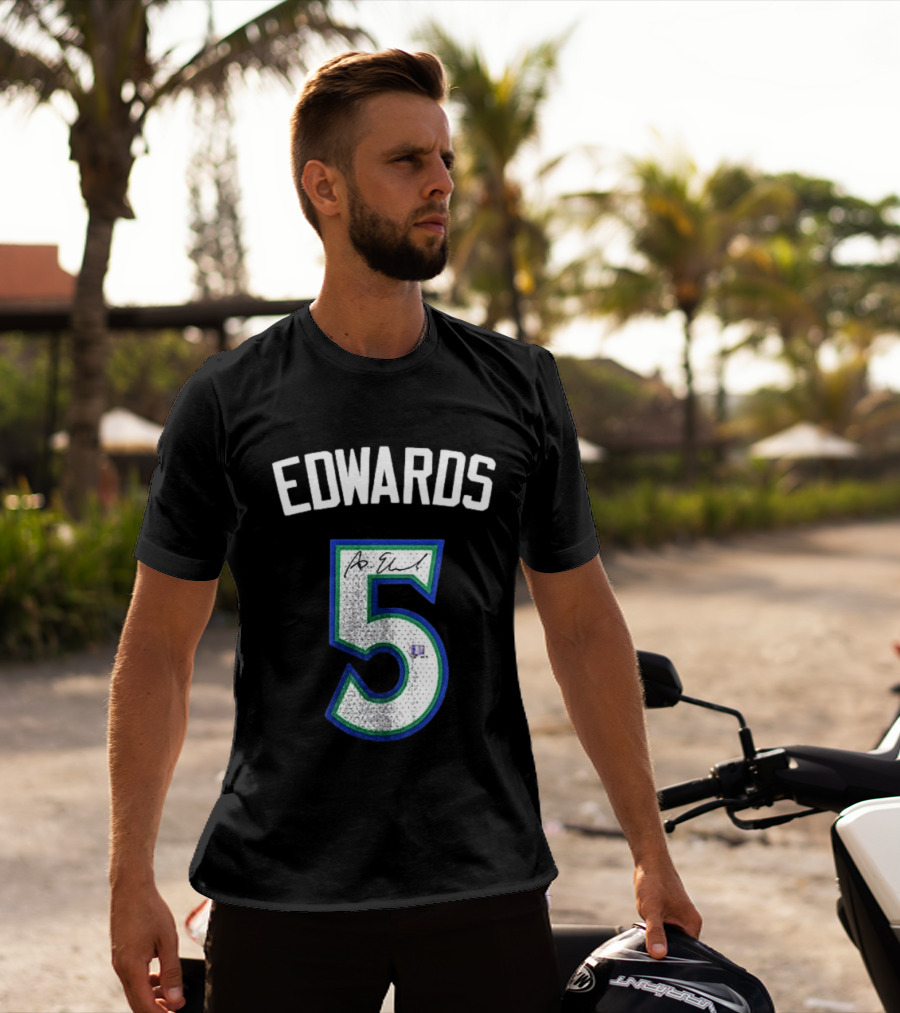 Edwards 5 Signature Basketball Fan Gear T-Shirt