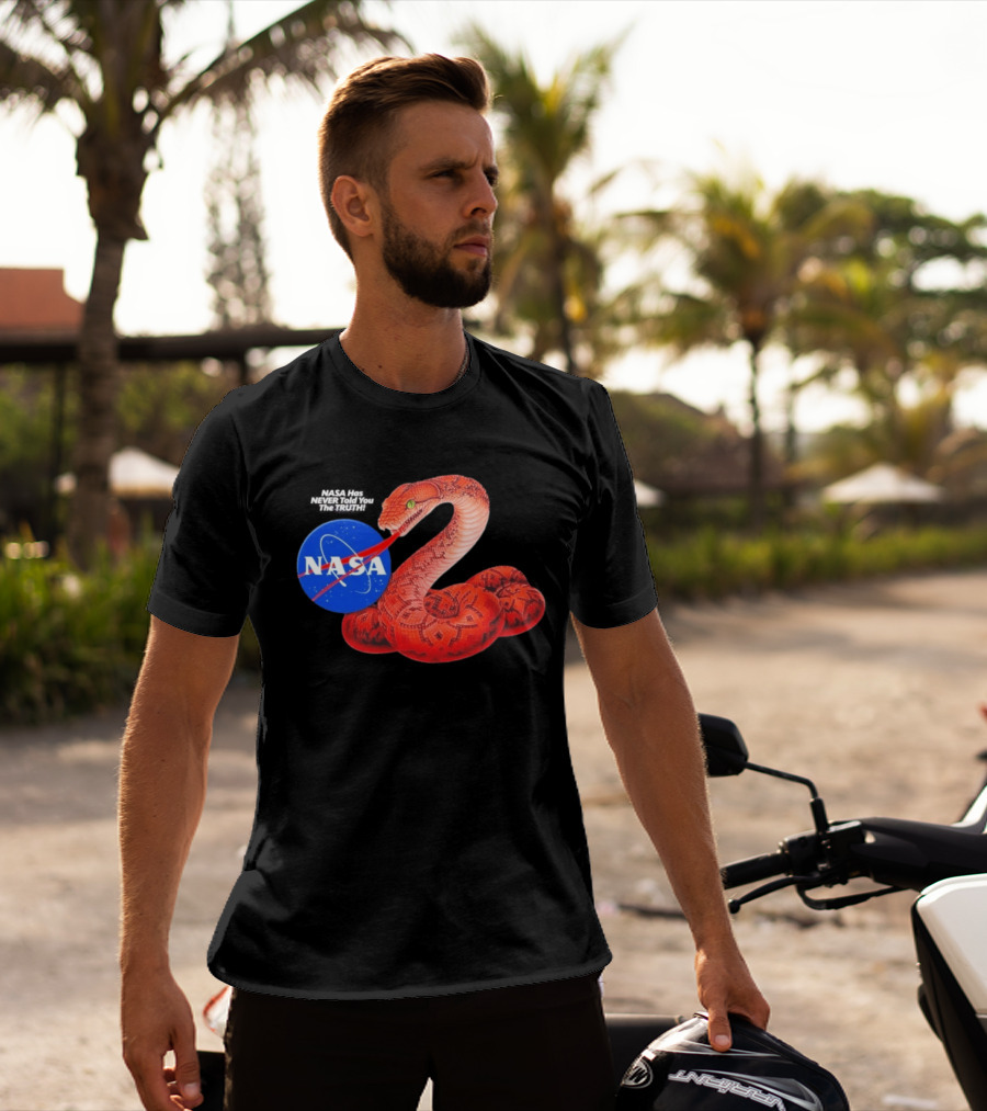 NASA Never Told You The Truth Snake Conspiracy T-Shirt
