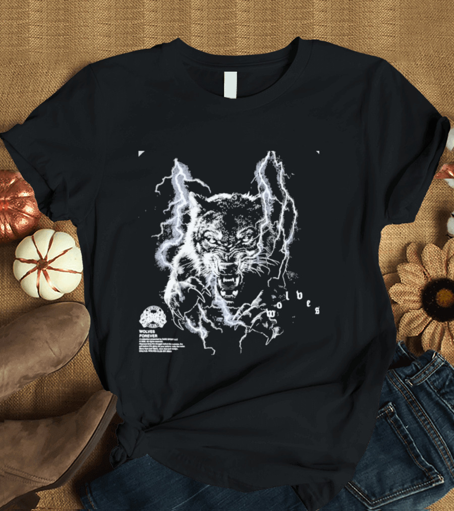 Darcsport Wolves Club Electric Lightning Wolf T-Shirt