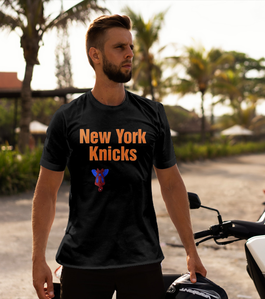 New York Knicks Spider Man Collaboration T-Shirt