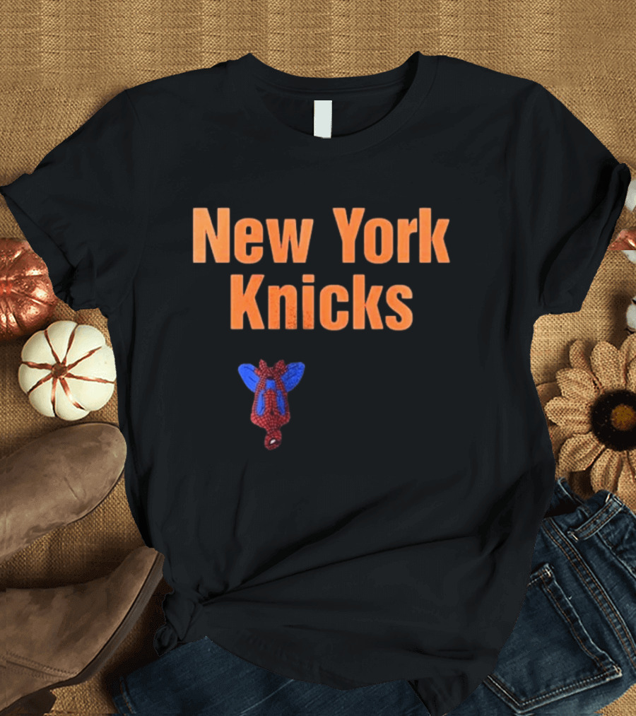 New York Knicks Spider Man Collaboration T-Shirt