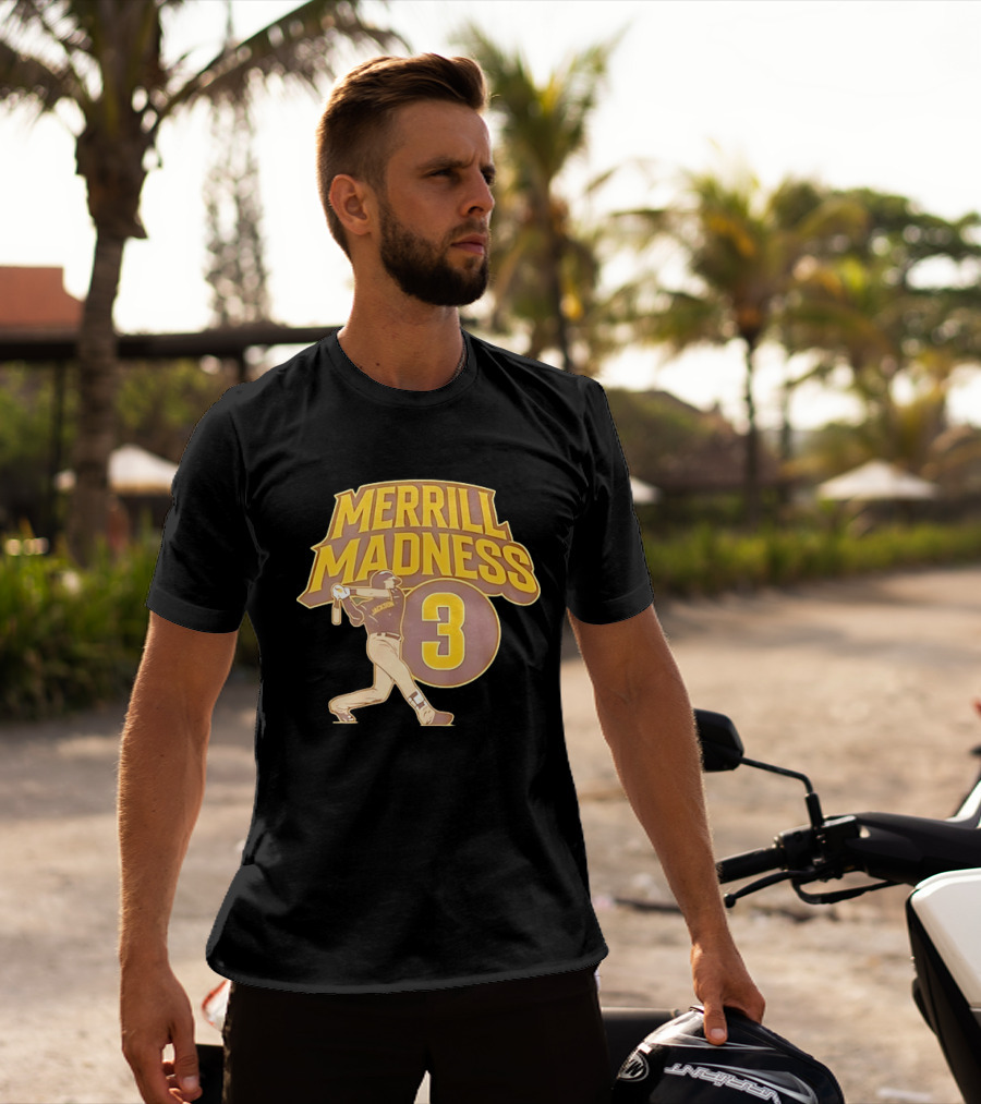Merrill Madness 3 Jackson San Diego Padres T-Shirt