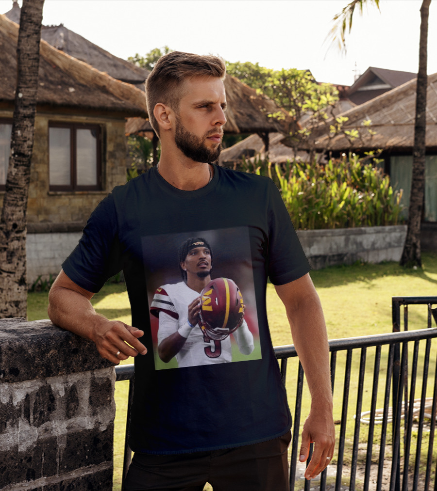 Washington Commanders Quarterback Jayden Daniels Football Player Sports T-Shirt
