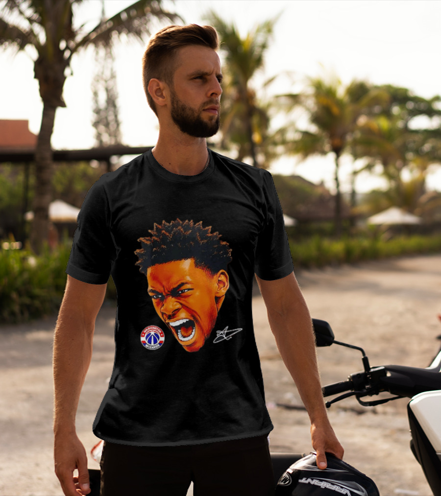 Washington Wizards Player Intense Expression NBA Basketball T-Shirt