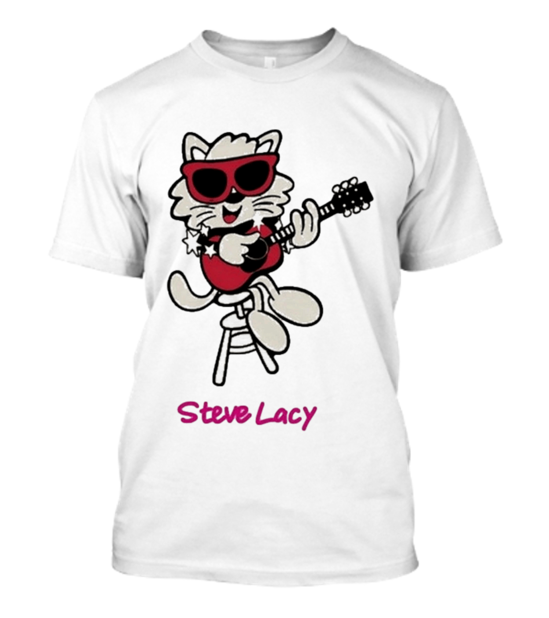 Steve Lacy 2026 Asia Tour Oh Yeah Cool Cat Playing Guitar T-Shirt