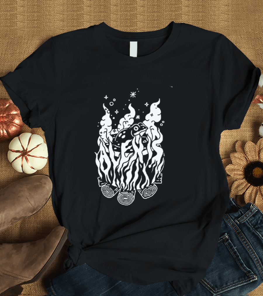 Alexisonfire Crisis 2026 Exclusive Tour 20 Years Anniversary Burning Log T-Shirt