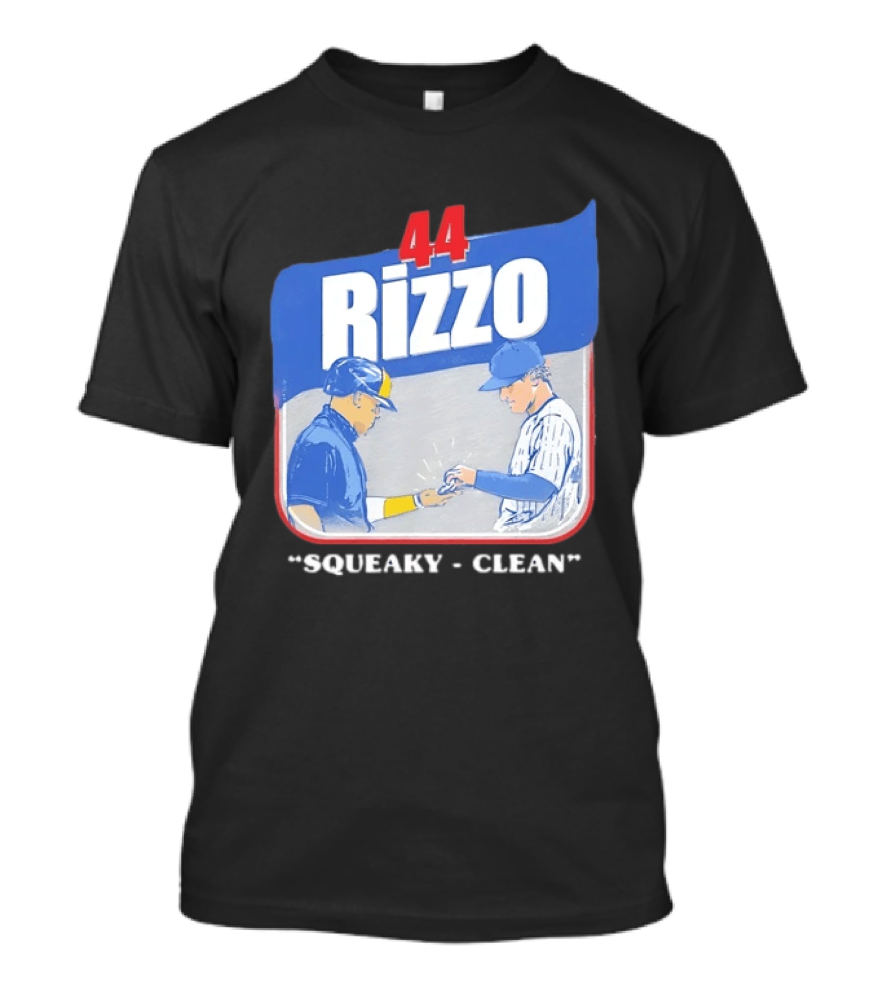 Anthony Rizzo 44 Squeaky Clean Baseball Exchange T-Shirt
