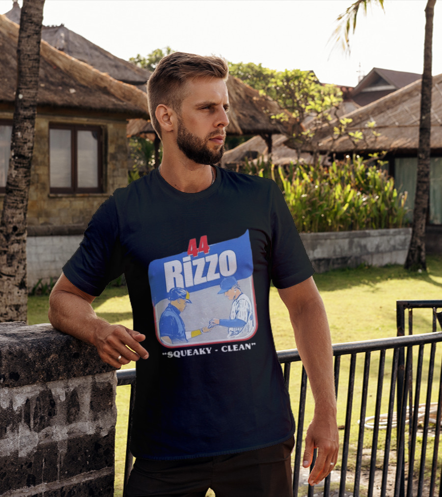 Anthony Rizzo 44 Squeaky Clean Baseball Exchange T-Shirt