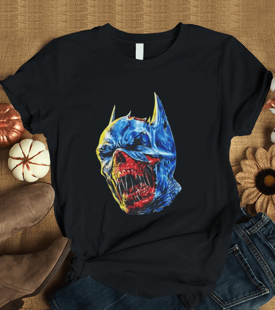 Batman DCeased Zombie Skull DC Comics Villainous Visage T-Shirt