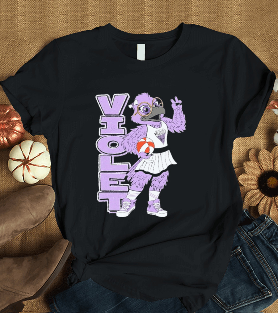 Golden State Valkyries Oaklandish Violet Mascot Basketball T-Shirt