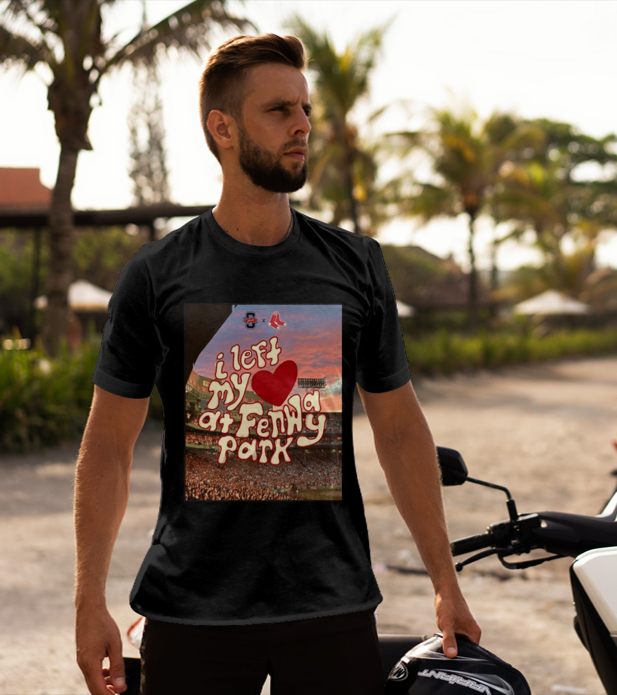Cleveland Guardians Boston Red Sox I Left My Heart At Fenway Park T-Shirt