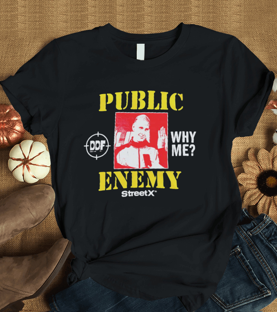 Dan Richardson Western Bulldogs Public Enemy Why Me StreetX DDF T-Shirt