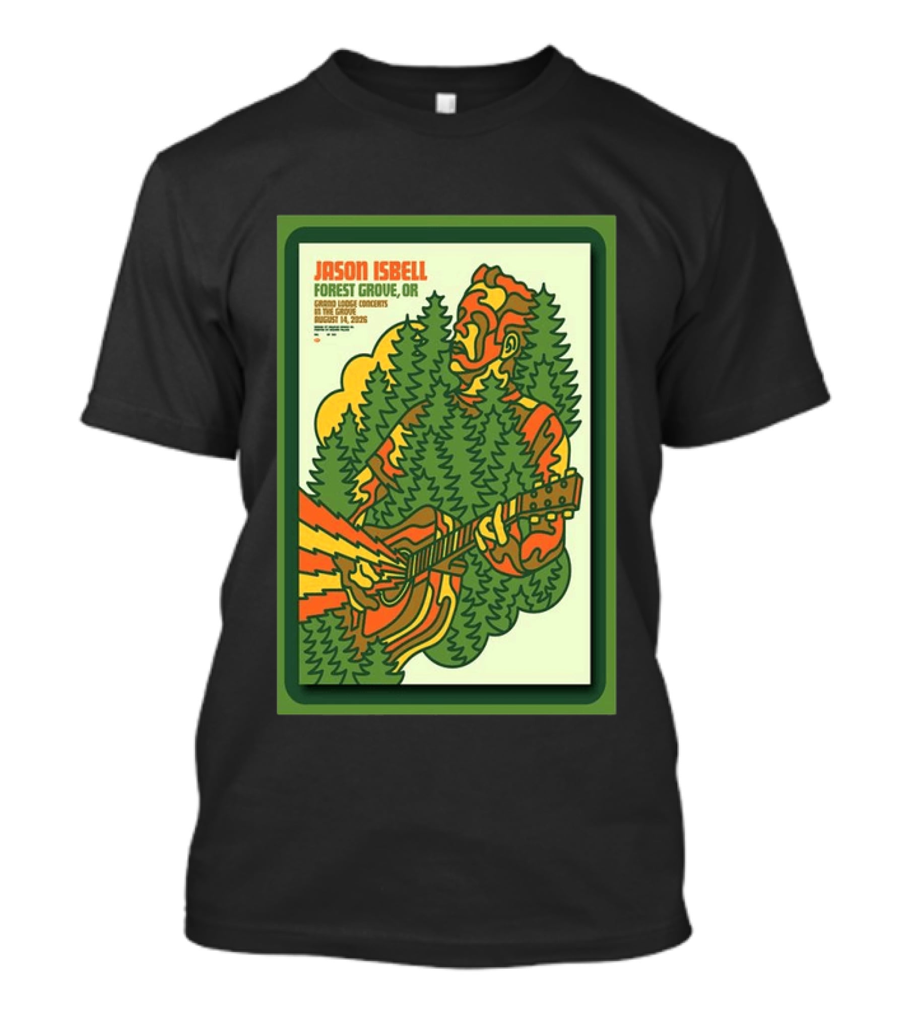 Jason Isbell Forest Grove OR Grand Lodge Concerts Aug 14 2026 T-Shirt