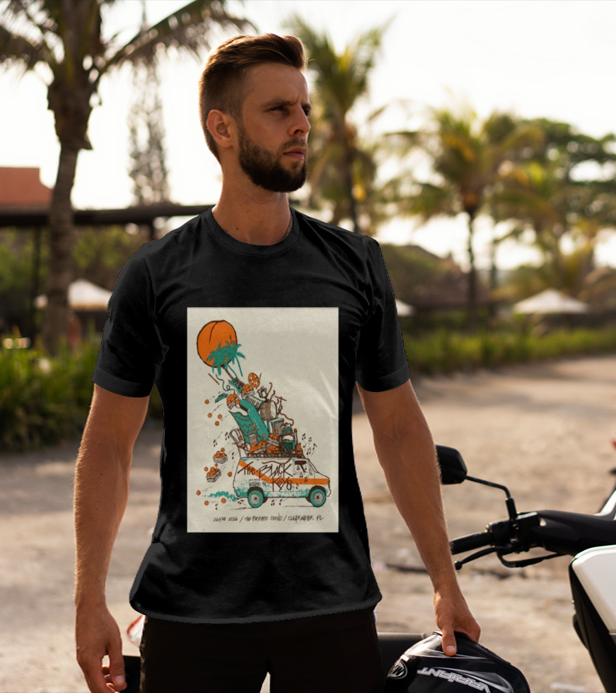 The Black Keys July 28 2026 The Daycare Sound Clearwater FL Van And Music Instruments T-Shirt