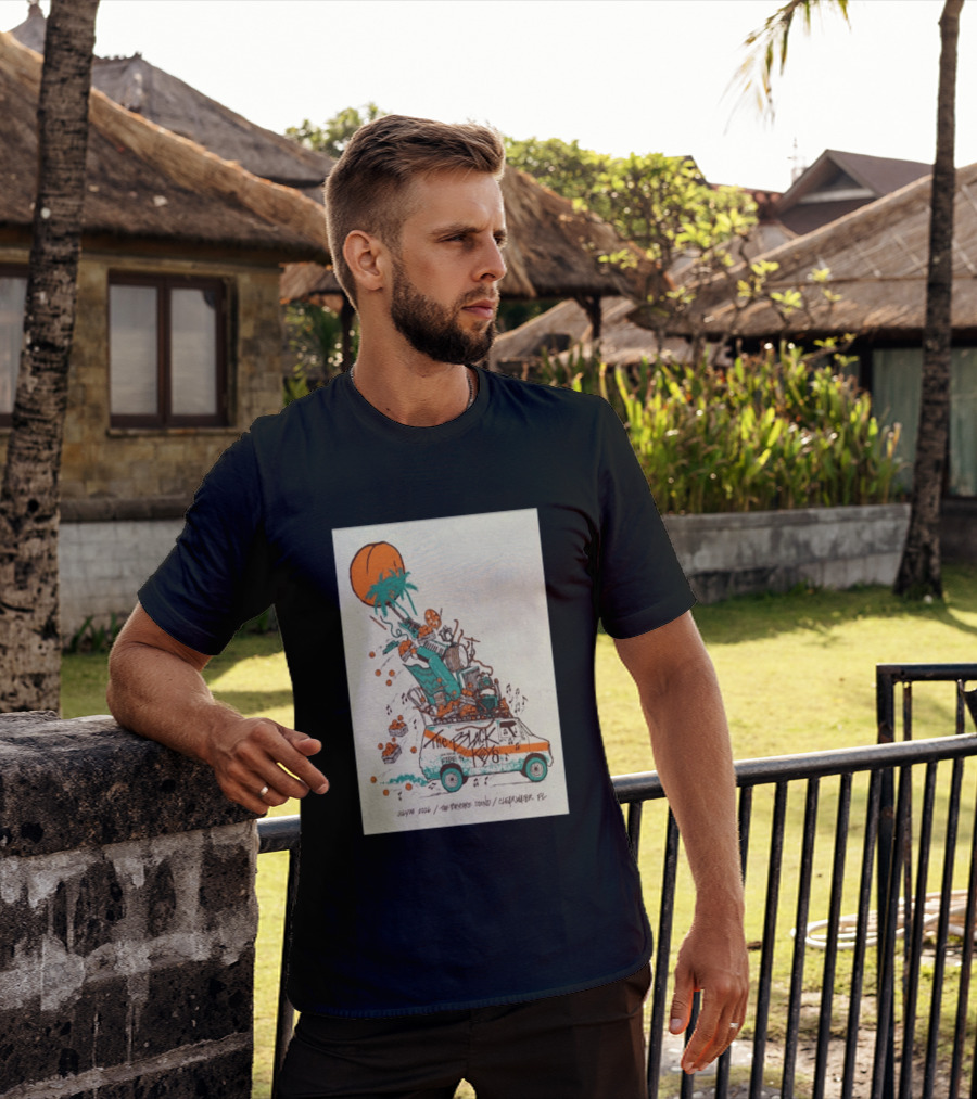 The Black Keys July 28 2026 The Daycare Sound Clearwater FL Van And Music Instruments T-Shirt