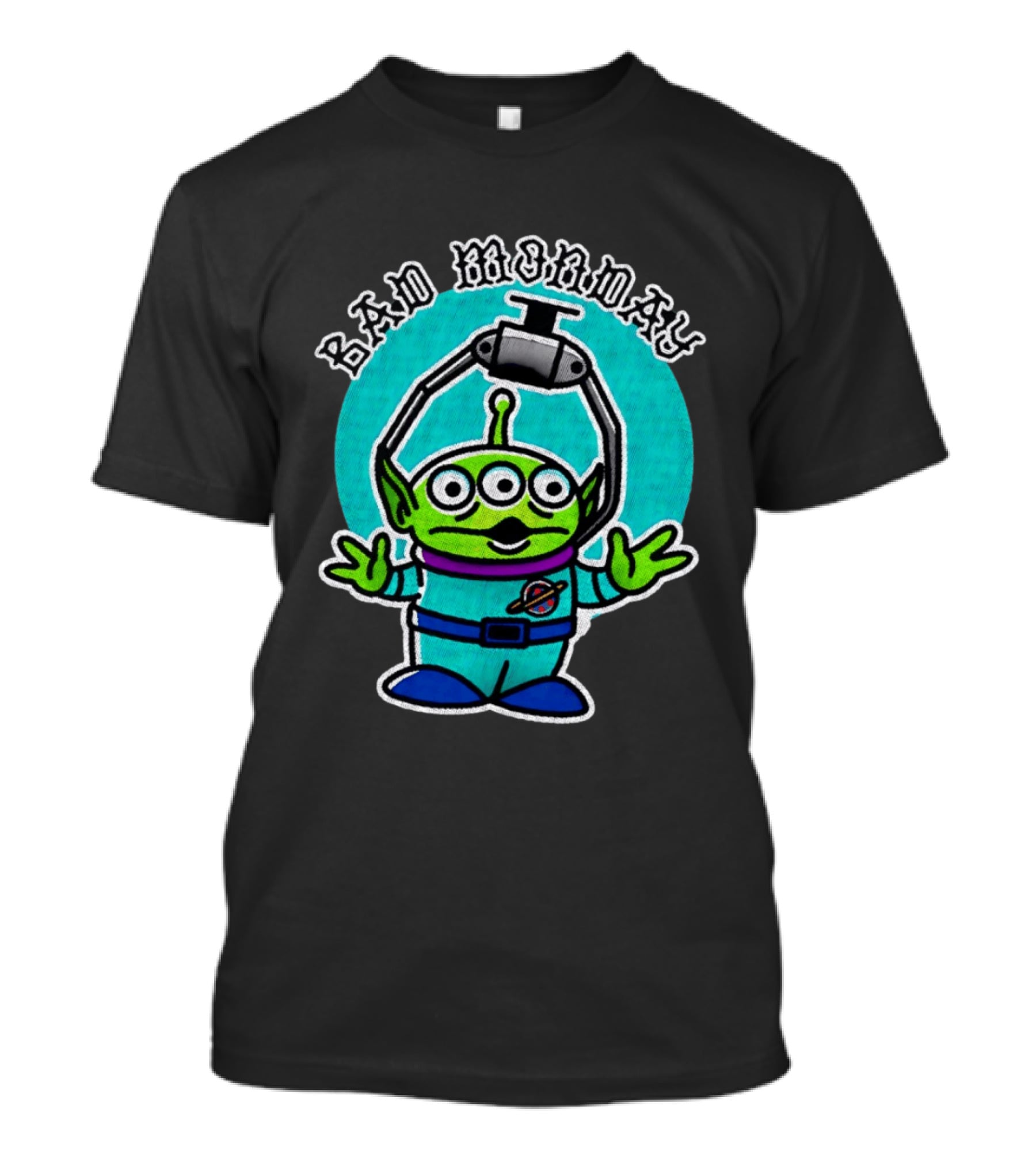 Bad Monday Toy Story Alien With Claw Gothic T-Shirt
