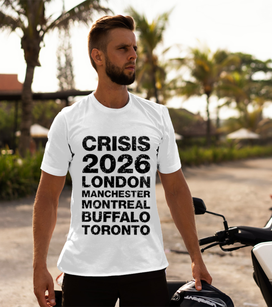 Alexisonfire Crisis 2026 Tour London Manchester Montreal Buffalo Toronto 20 Years T-Shirt