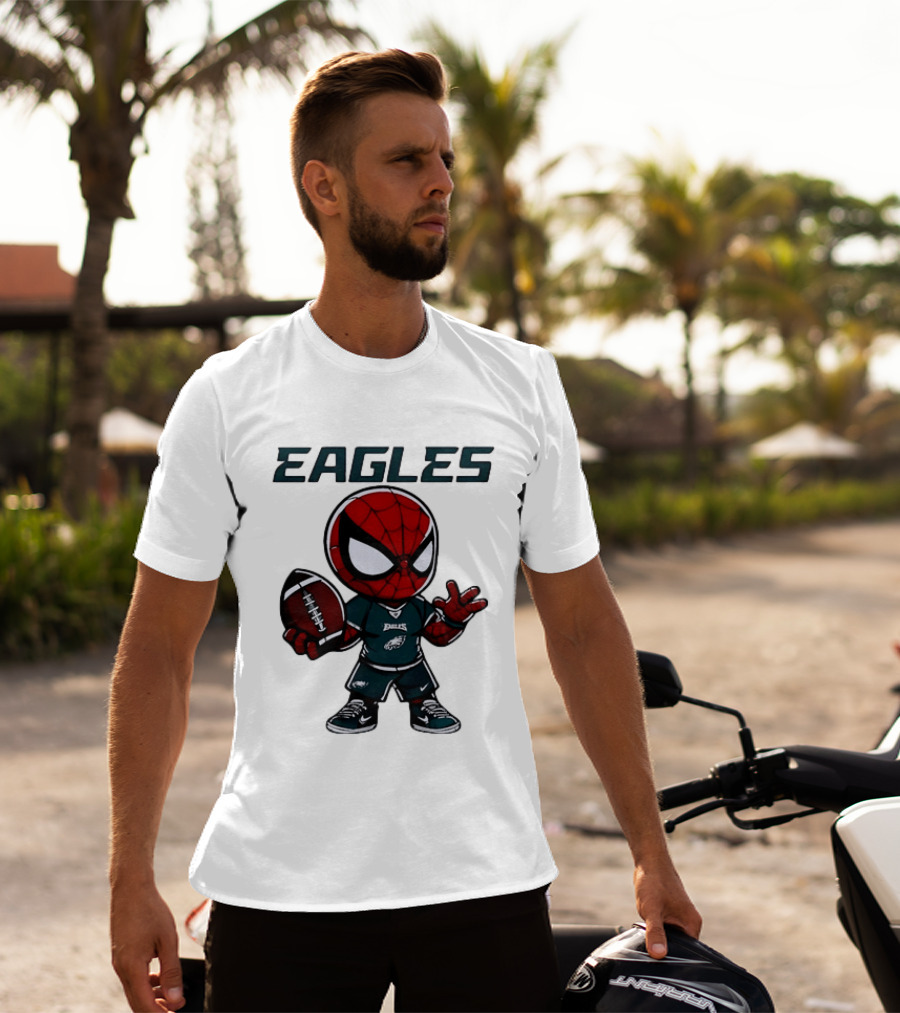 Spider Man Eagles Football Jersey Personalized Philadelphia Edition T-Shirt