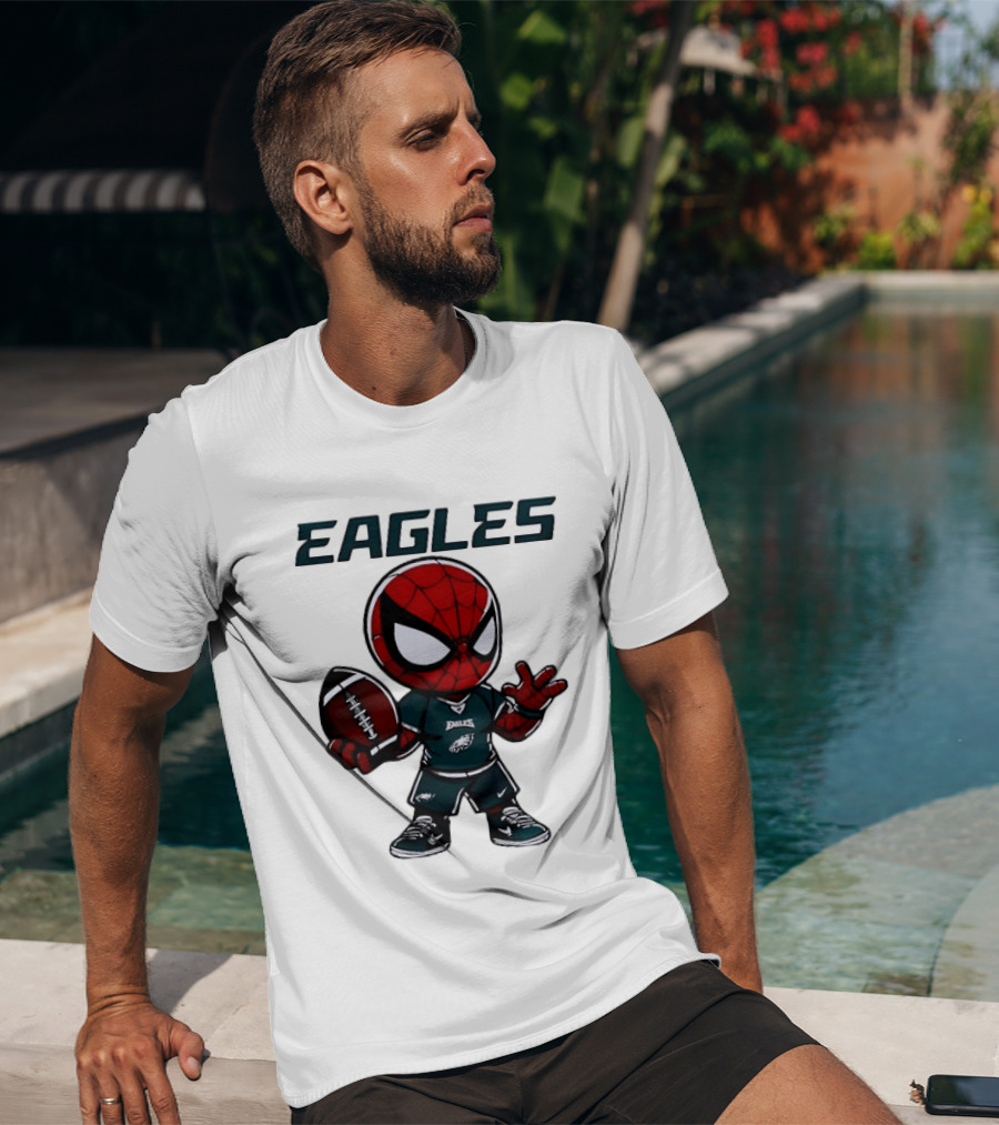 Spider Man Eagles Football Jersey Personalized Philadelphia Edition T-Shirt