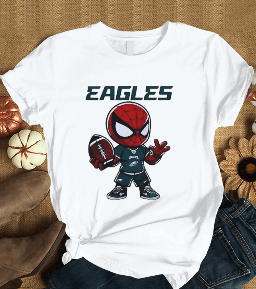 Spider Man Eagles Football Jersey Personalized Philadelphia Edition T-Shirt
