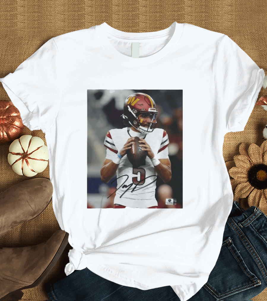 Jayden Daniels Washington Commanders Football Player Number 3 T-Shirt