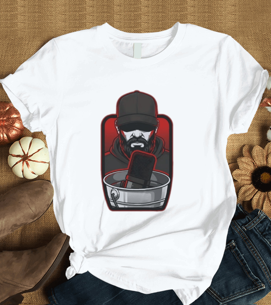 Pat McAfee Show Podcast Host Sports Enthusiast Iconic Microphone T-Shirt