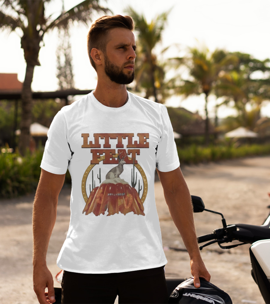 Little Feat Fifty Years Hollywood Record Album Antelope And Cactus T-Shirt