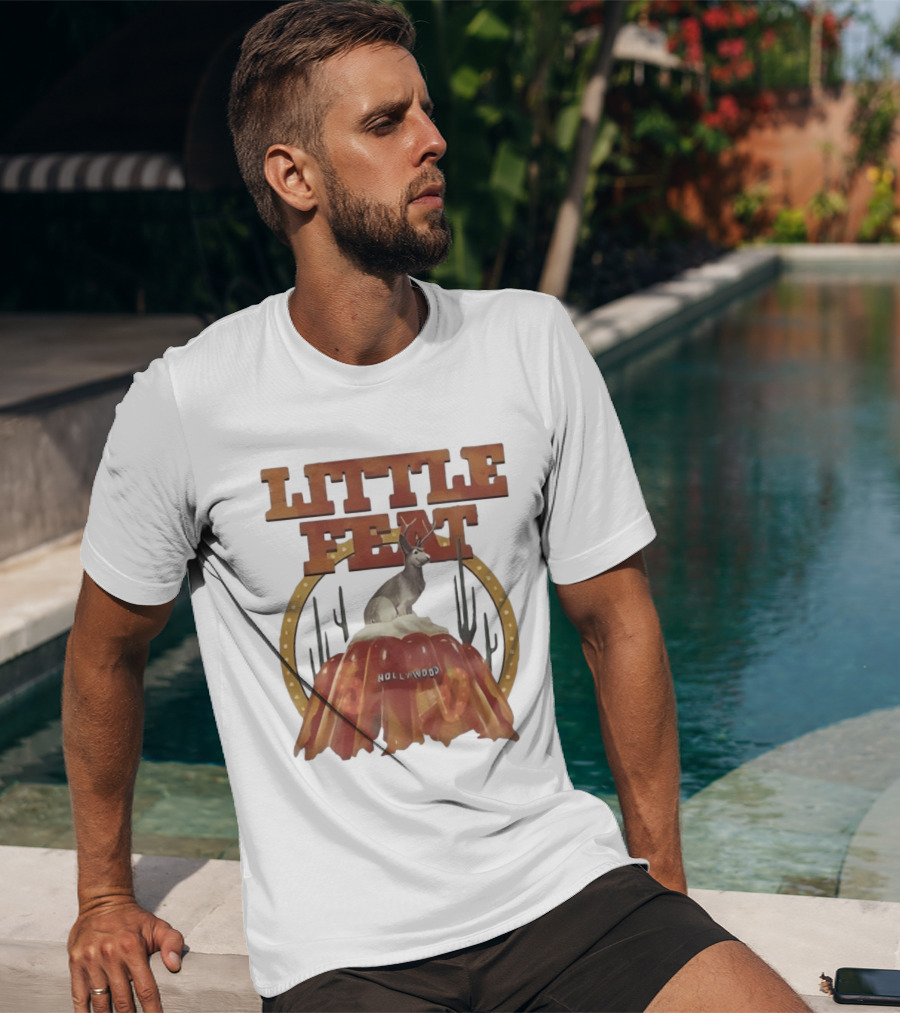 Little Feat Fifty Years Hollywood Record Album Antelope And Cactus T-Shirt